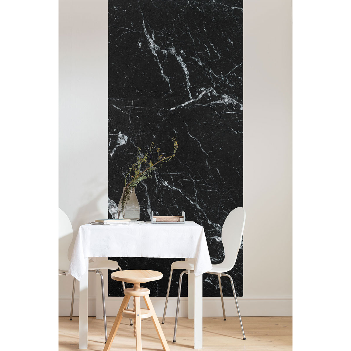 Komar  Vlies Fototapete Marble Nero 100x250 cm