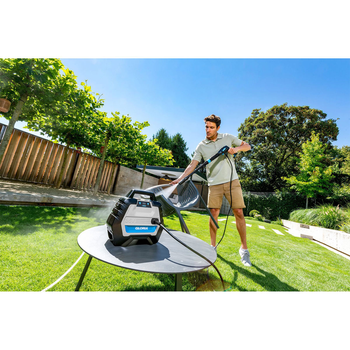 Gloria Akku-Mitteldruckreiniger-Set Multi Jet 2-teilig Bild 6