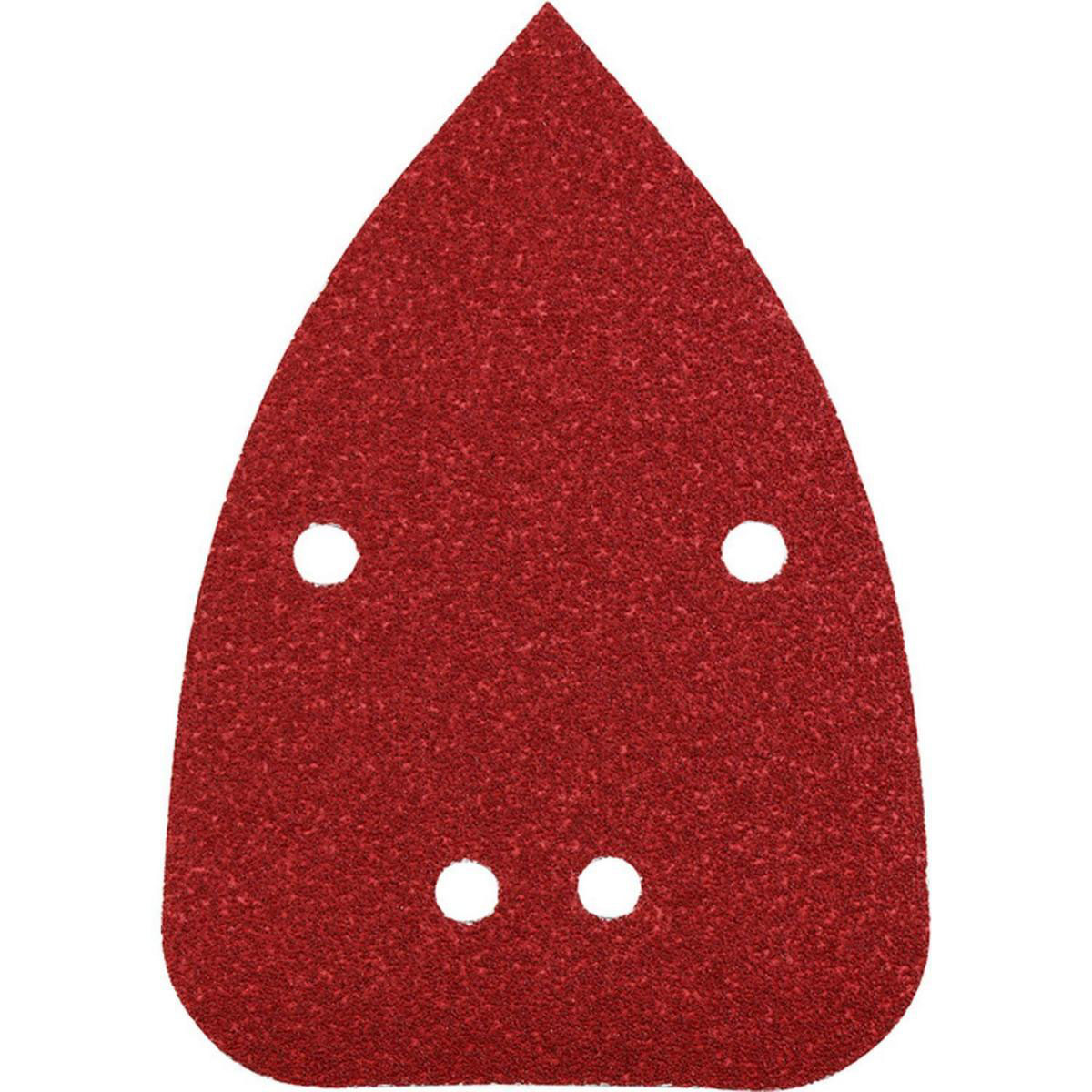 kwb  Schleifdreiecke Quick Stick Holz und Metall 96 x 136 mm K80 Bild 1