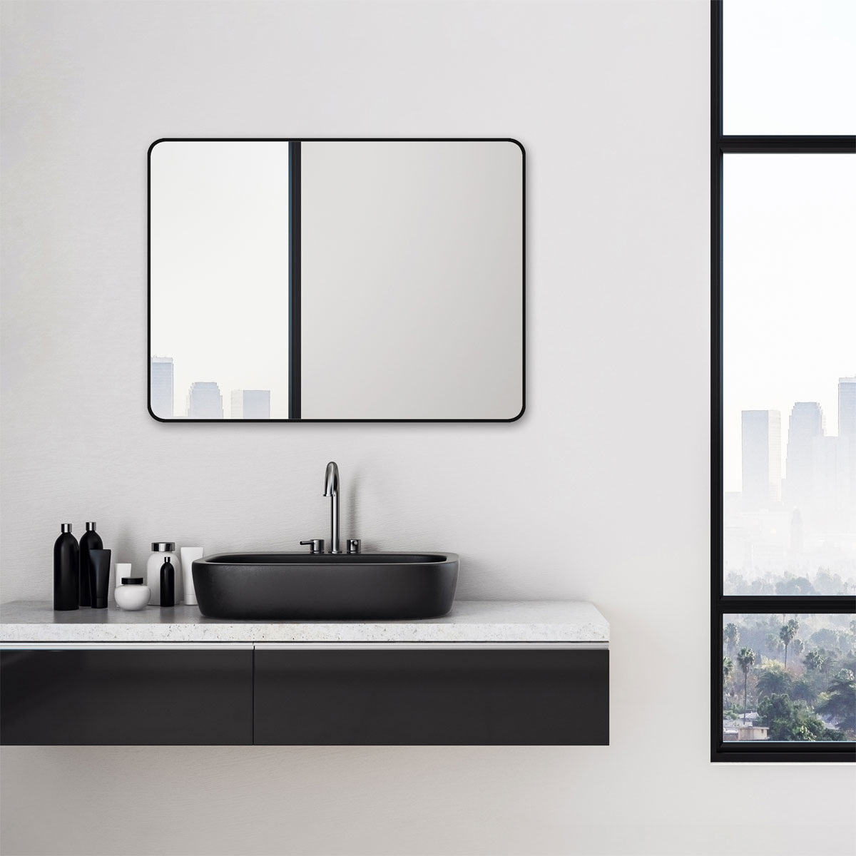 DSK Design Wandspiegel Black Magico 80 x 60 cm Bild 3