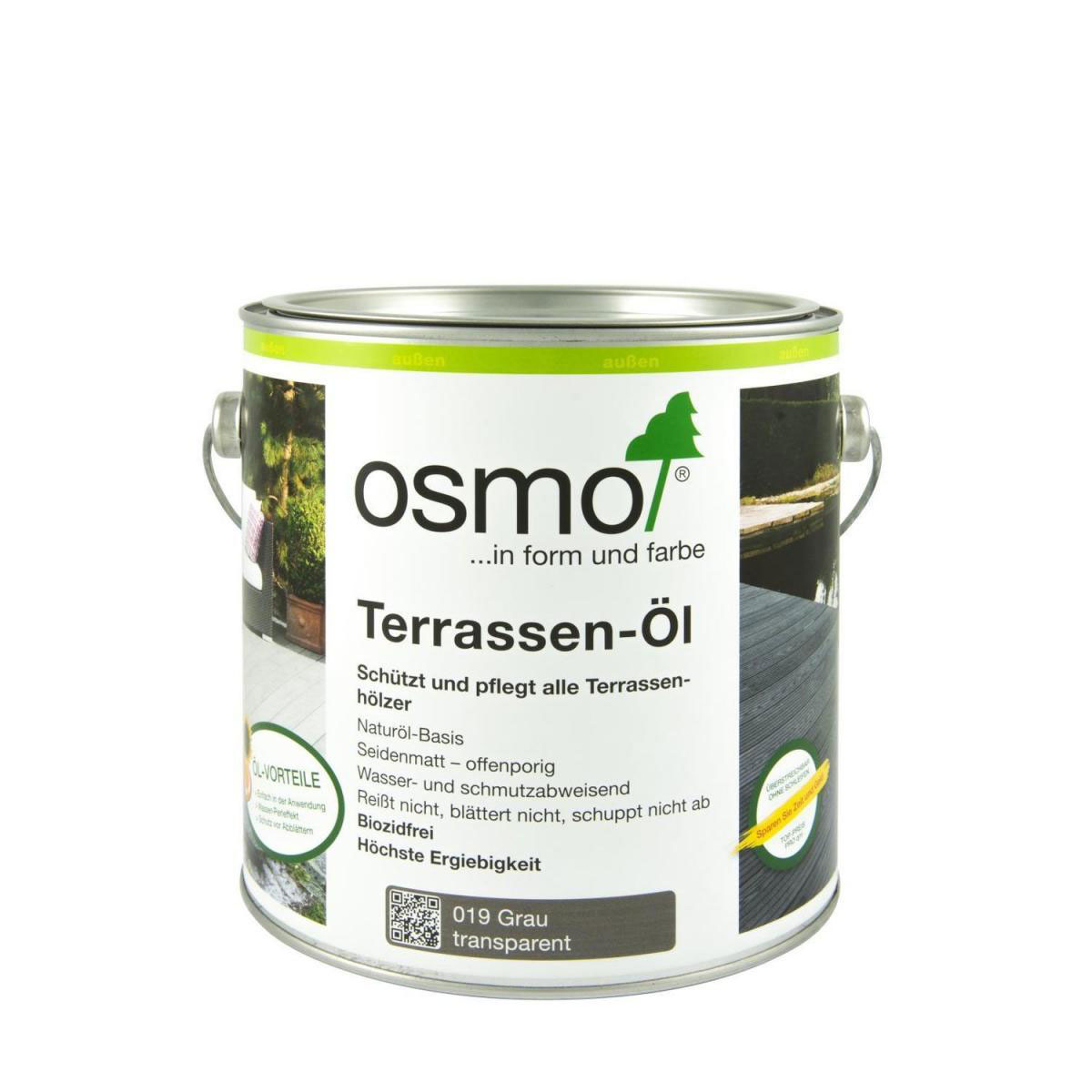 Osmo Terrassen-Öl Grau 2,5 L Bild 2