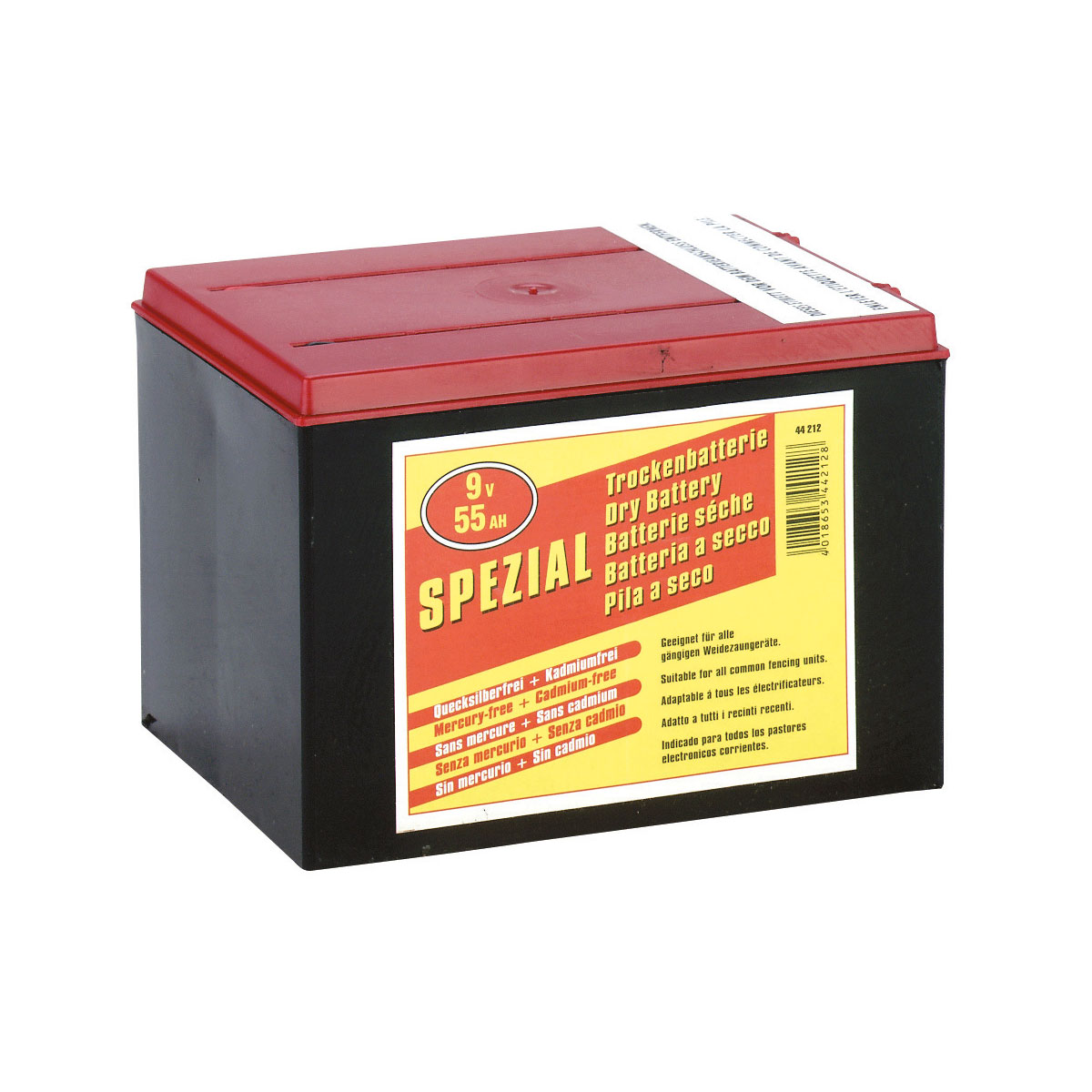 Weidezaunbatterie TopLine Plus Energy 11,5 x 11 x 16,5 cm schwarz-grün 55 Ah Bild 1