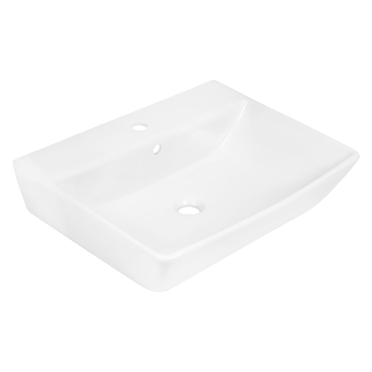 Valblue Waschtisch Roman, Breite 60cm, 1 Hahnloch, mit antibakterielle Beschichtung