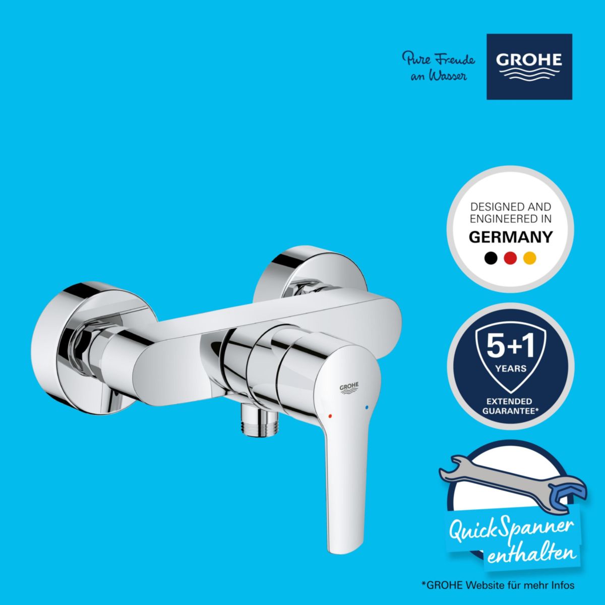 Grohe Einhand-Brausebatterie Start 1/2" Bild 2