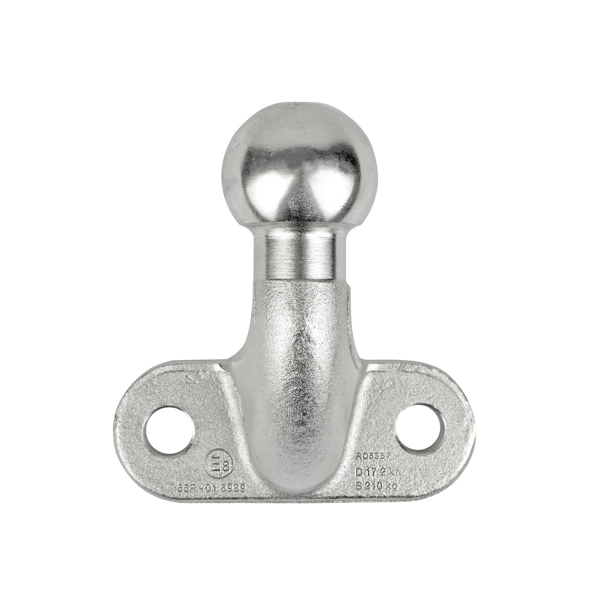 EUFAB 10639 Kupplungskugel mit Flansch abgewinkelt