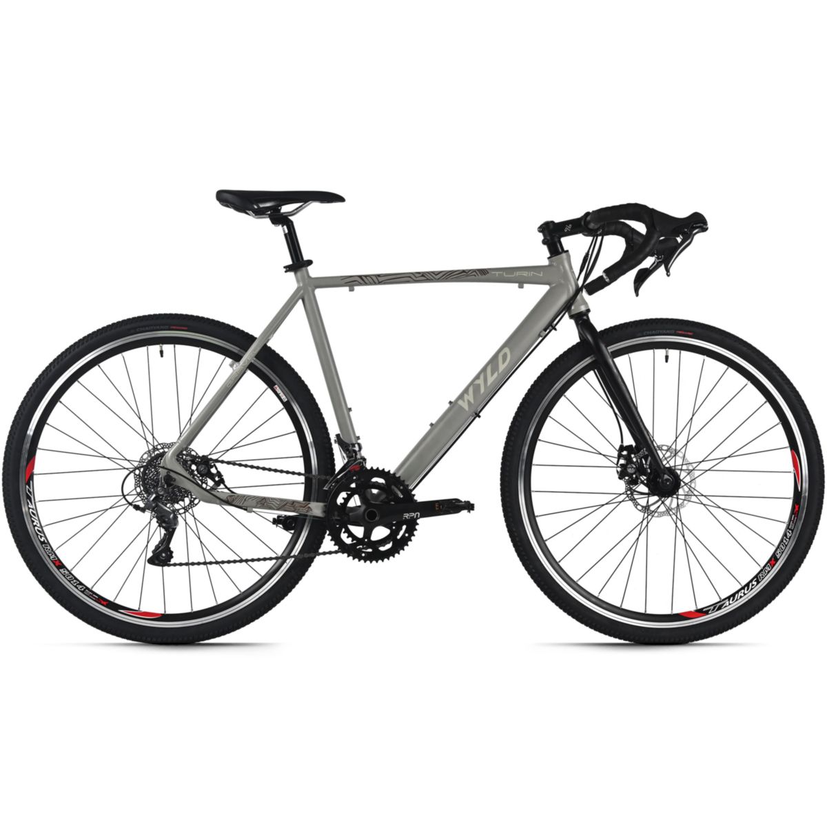 KS Cycling WYLD Gravelbike 28'' Turin Grau 16 Gänge RH 56 cm