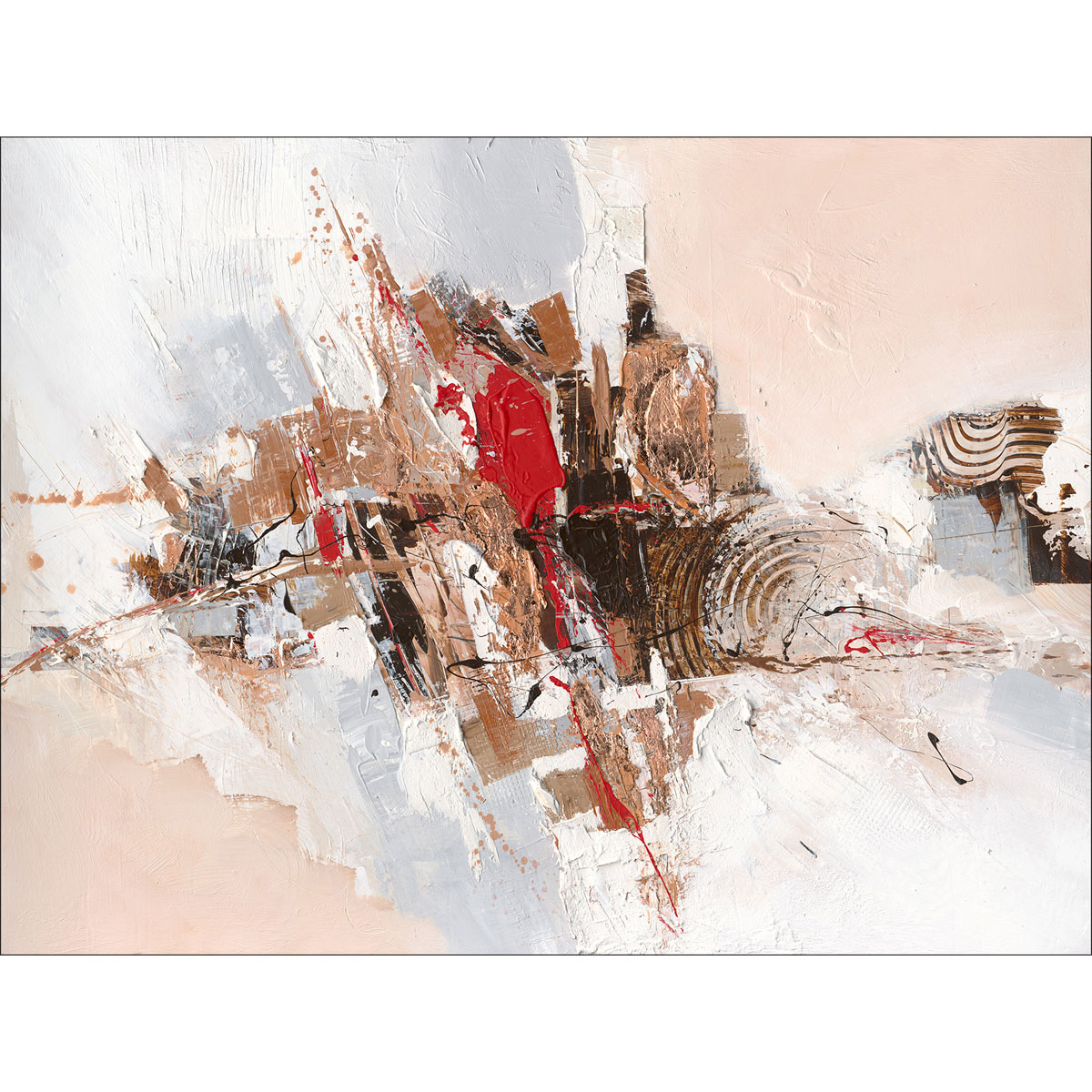 Canvas-Art Elemente I 90 x 120 cm Bild 1