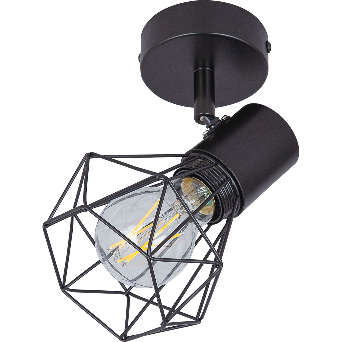 Flector Spotserie Tabea 1-flg schwarz 17,5 x 16 x 17 cm