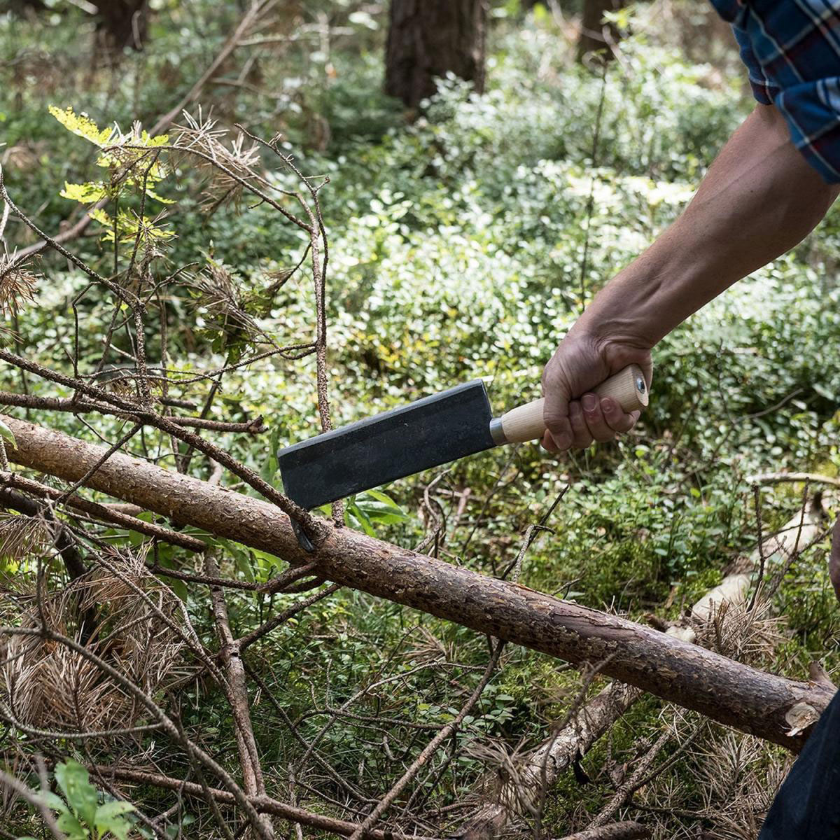 Holzhepe mit Reisighaken Bild 2