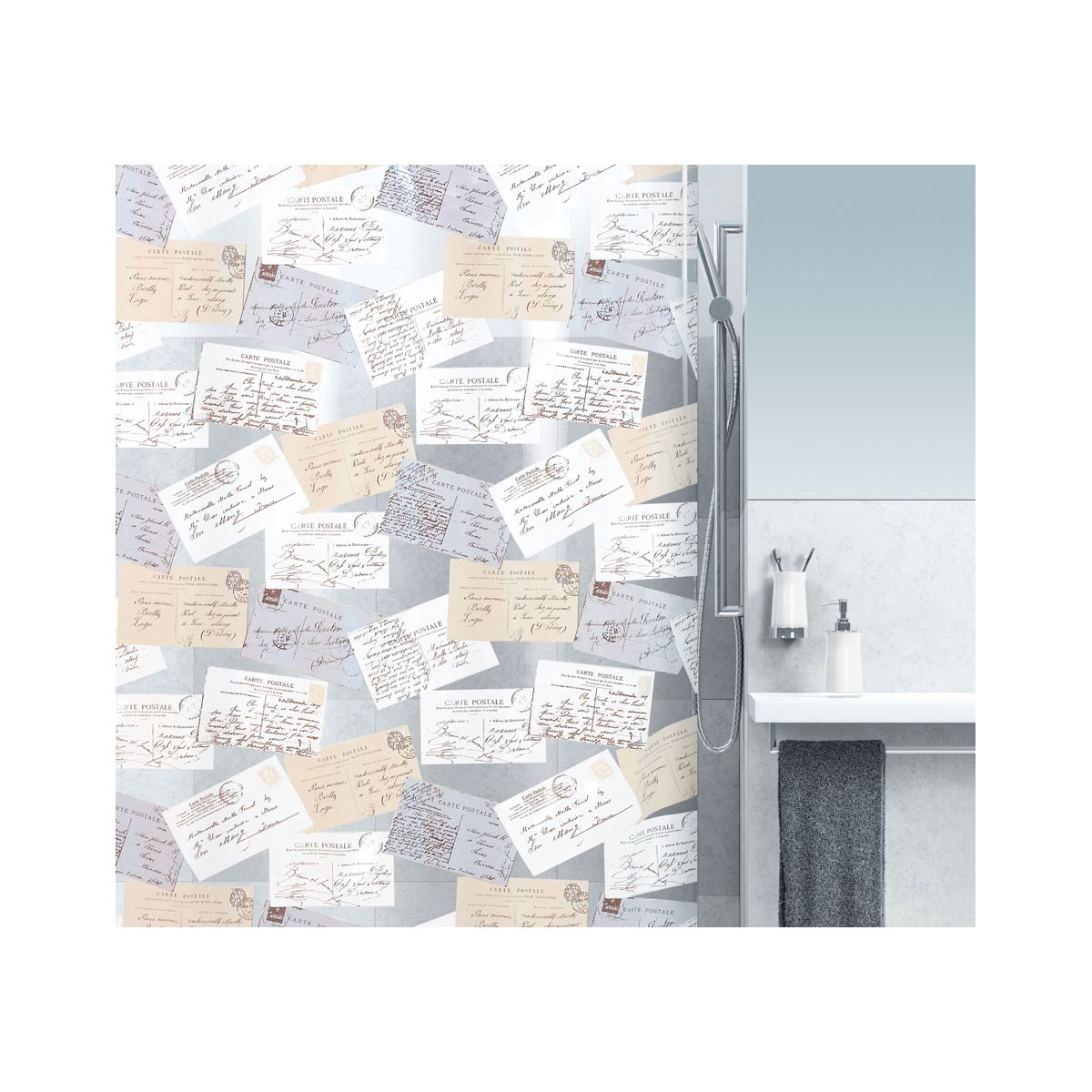 spirella Duschvorhang mit Anti-Schimmel-Effekt