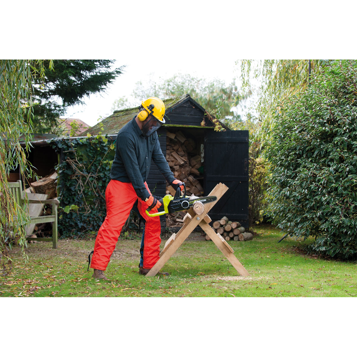 Ryobi  Akku-Kettensäge OCS1830 ohne Akku und Ladegerät Bild 6