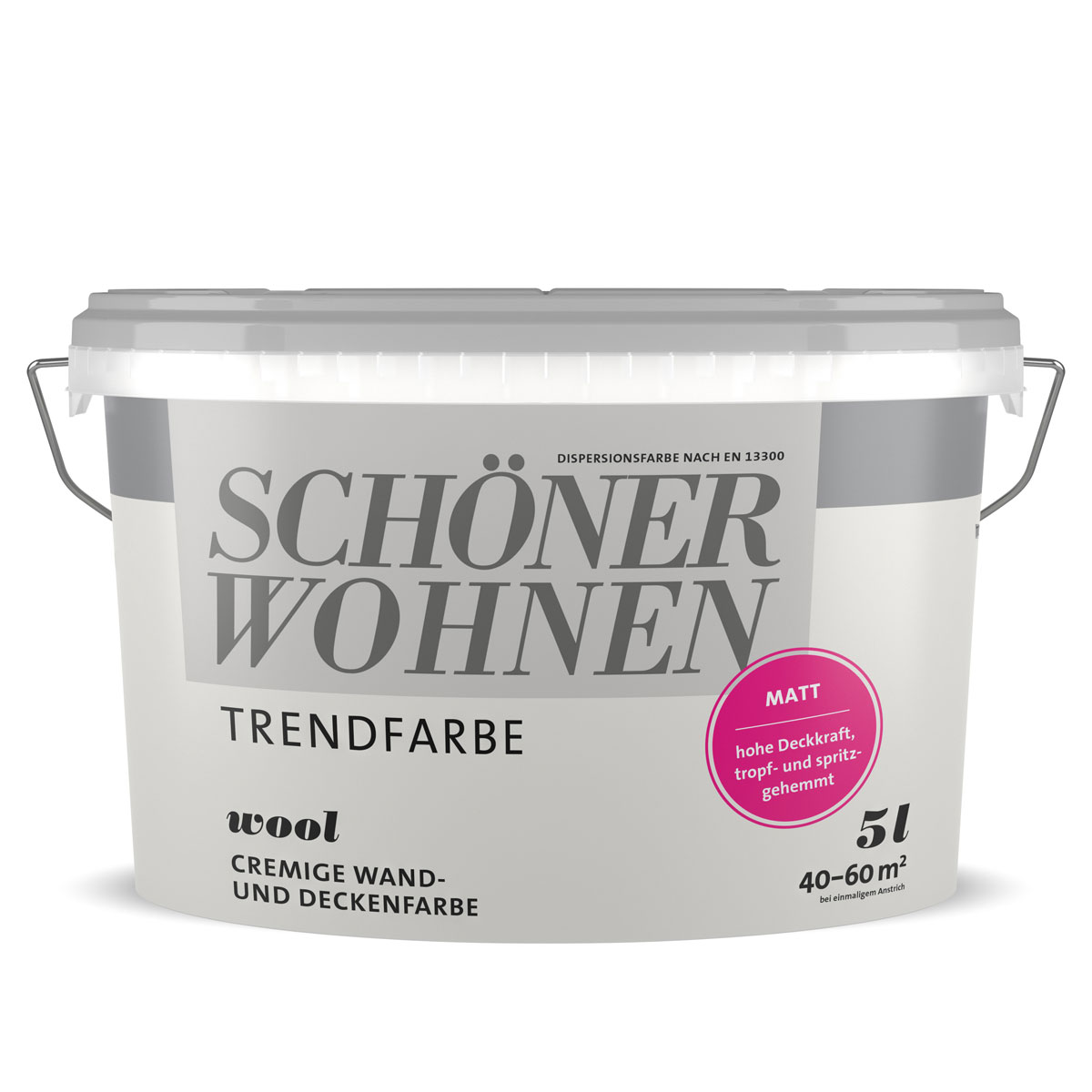 Schöner Wohnen Farbe Trendfarbe Wool Matt 5 L Bild 1