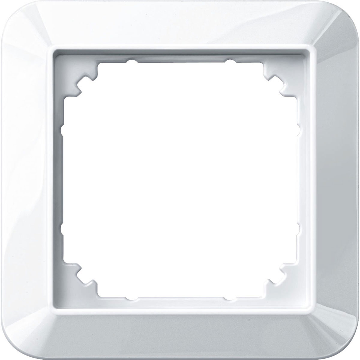 Merten Abdeckrahmen 1-M polarweiß glänzend 1-fach