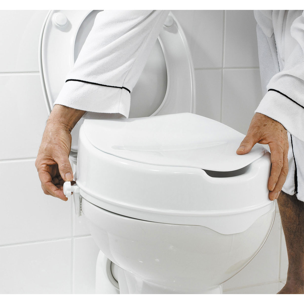 Ridder  Toilettensitzerhöhung mit Deckel Sam Bild 7