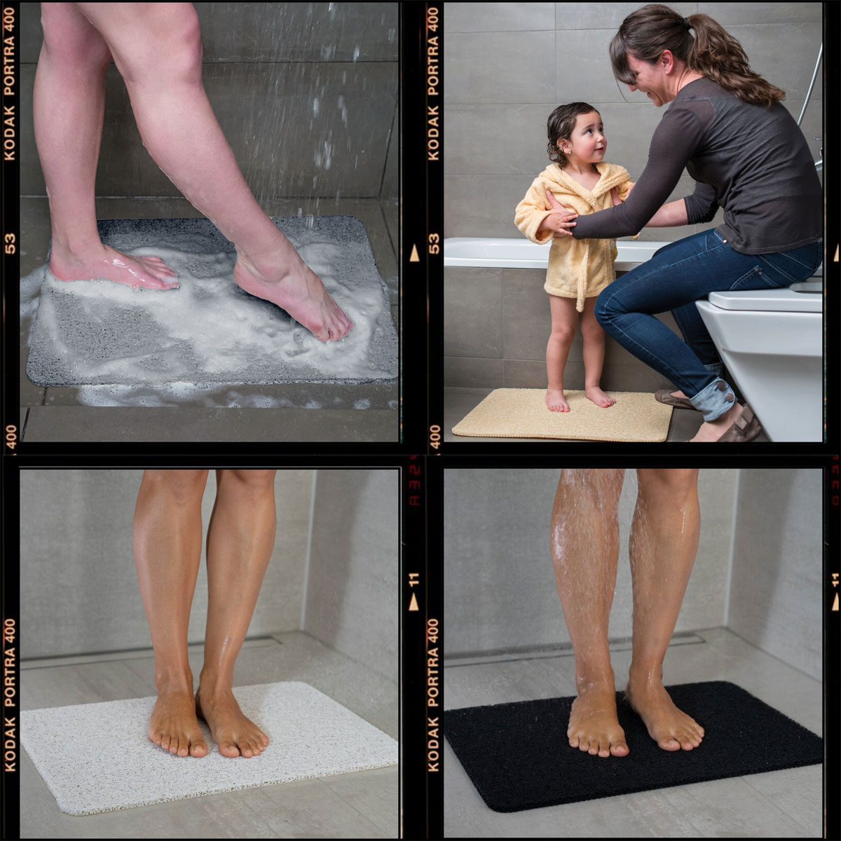 HydroWonder Sicherheits-Duschmatte, 40x60 Bild 5