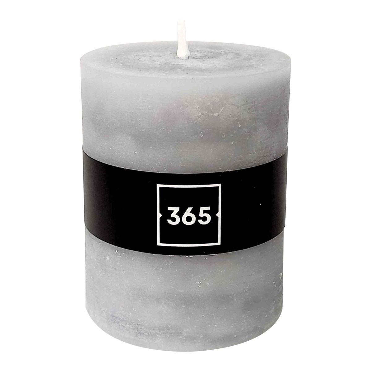 Stumpenkerzen Durchmesser 8 cm Höhe 10 cm hellgrau