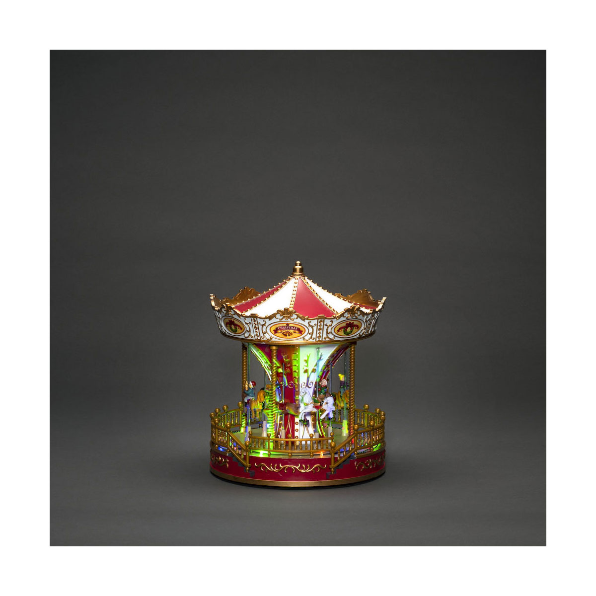 LED Szenerie Karussel 16DiodenMusik 3x AA u. USB Bild 2