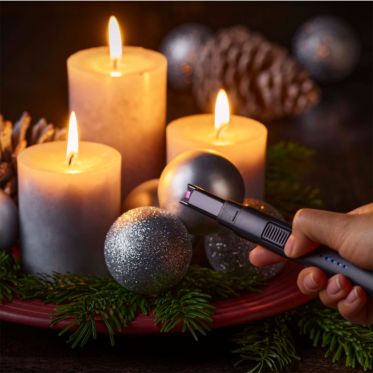 Lichtbogenfeuerzeug MINI Poket LF 433inklusive USB-Kabel 9,5 cm Bild 4