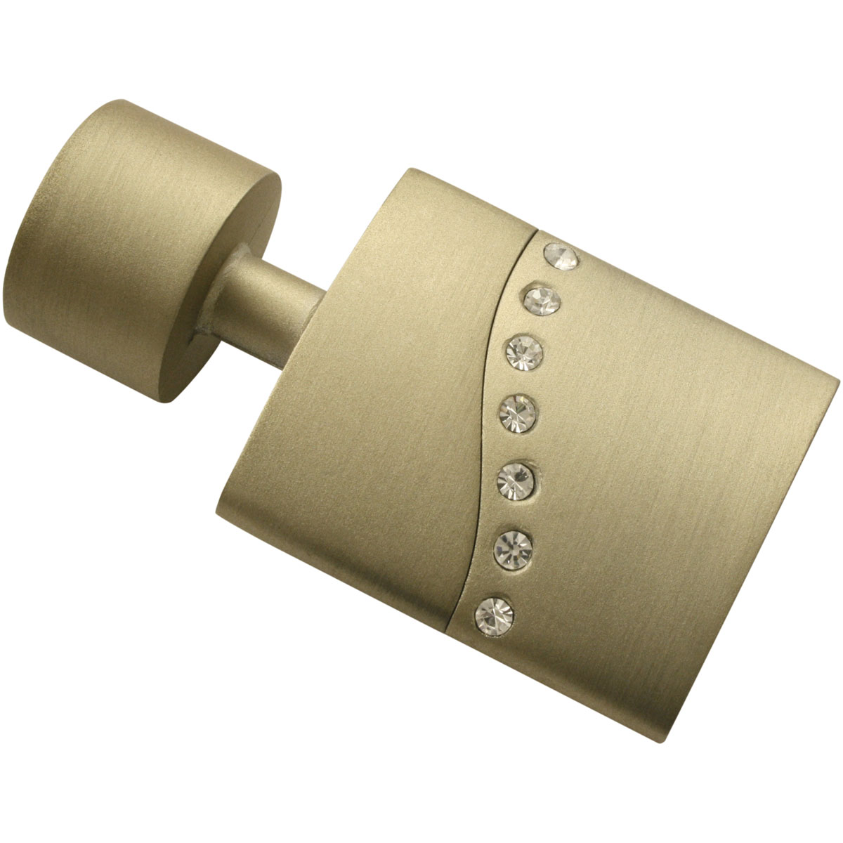 Gardinia Endknopf Kira Flat champagner Durchmesser 19 mm 2 Stück