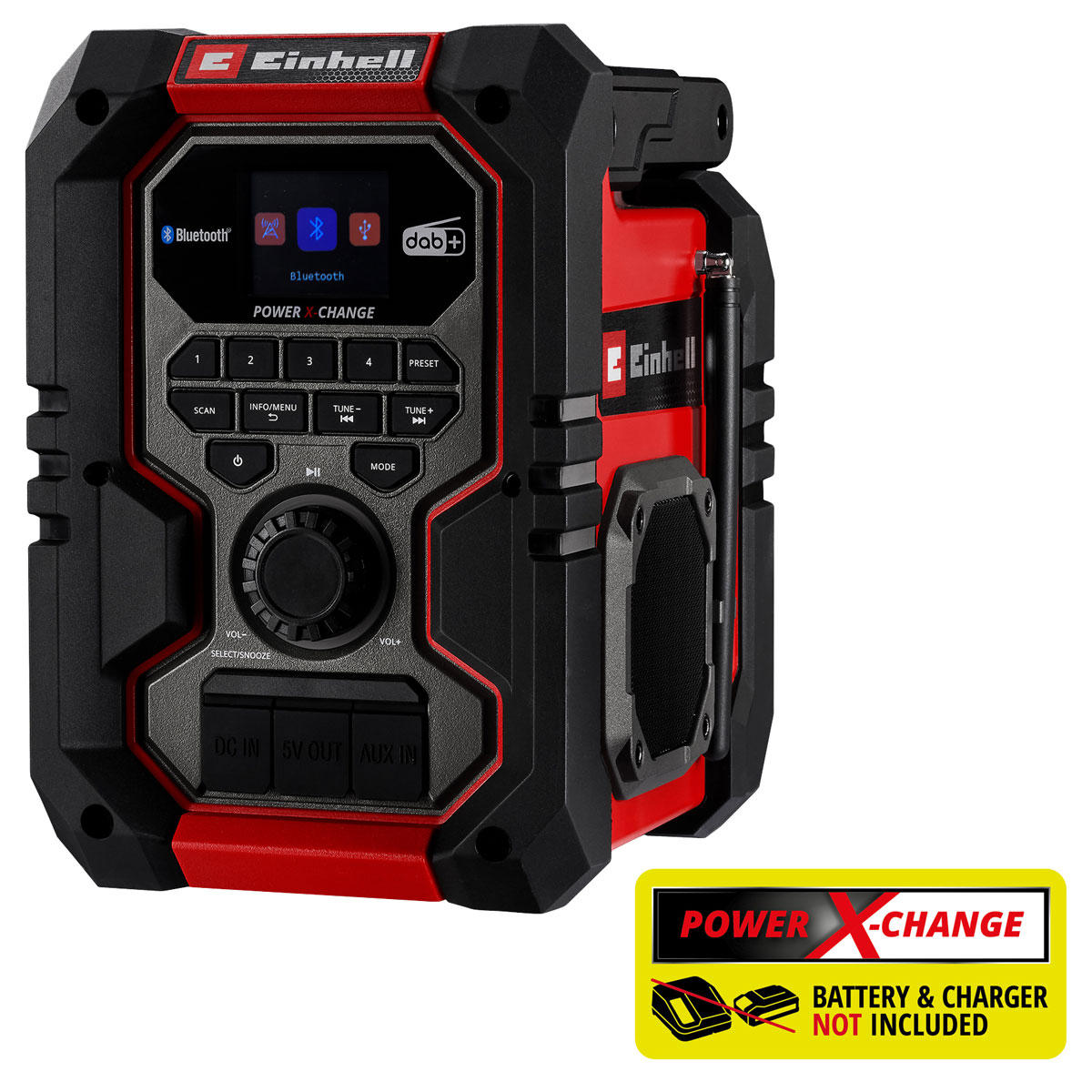 Einhell Akku-Radio TE-CR 18 Li DAB+/FM/BT