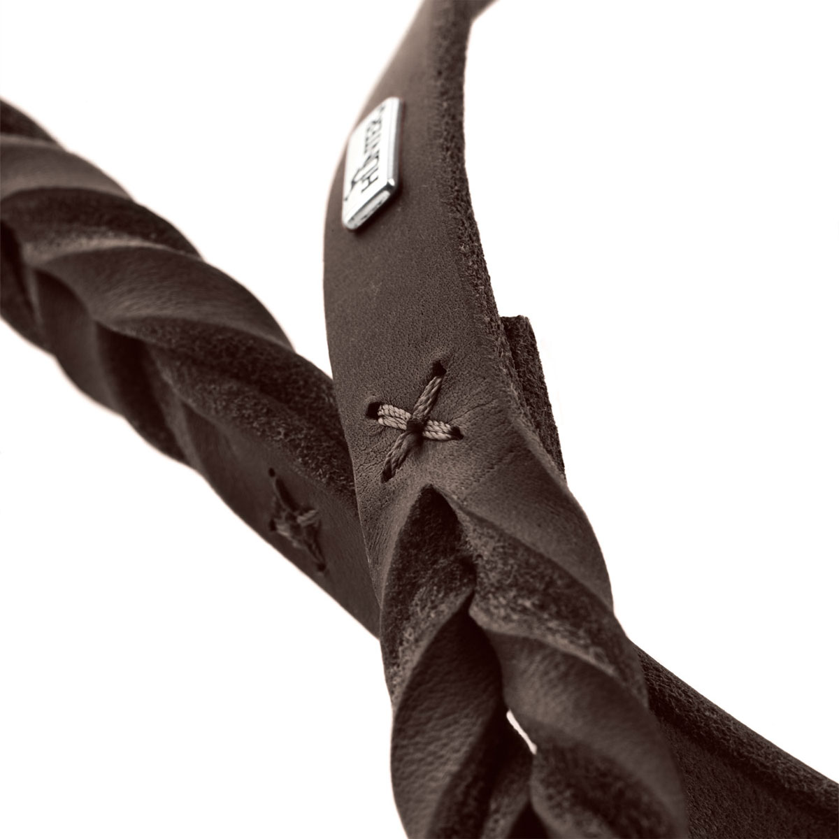 Hunter Führleine Solid Education dunkelbraun 250 x 1,3 cm Bild 4