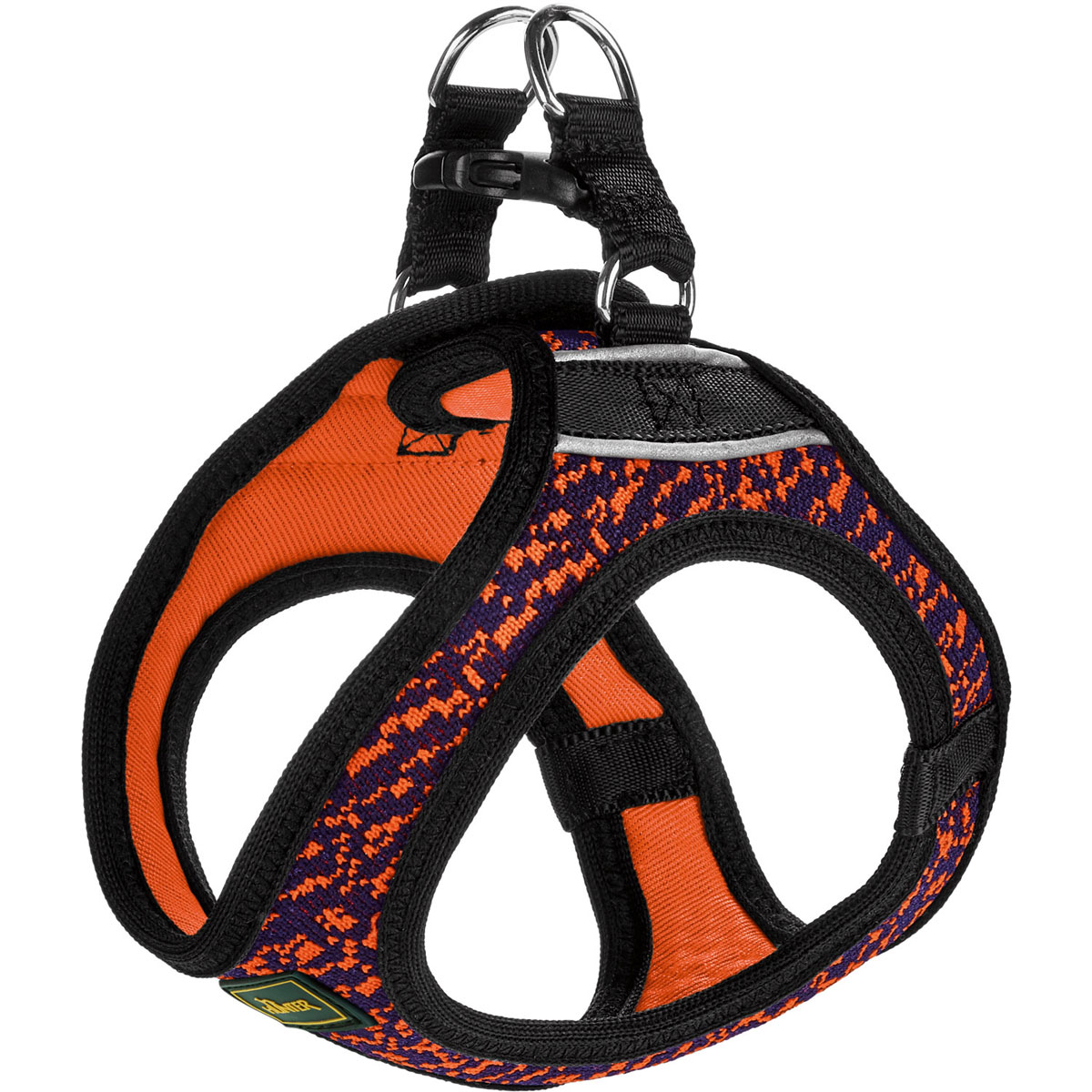 Hunter  Geschirr Hilo Soft Comfort orange/blau XL Bild 2