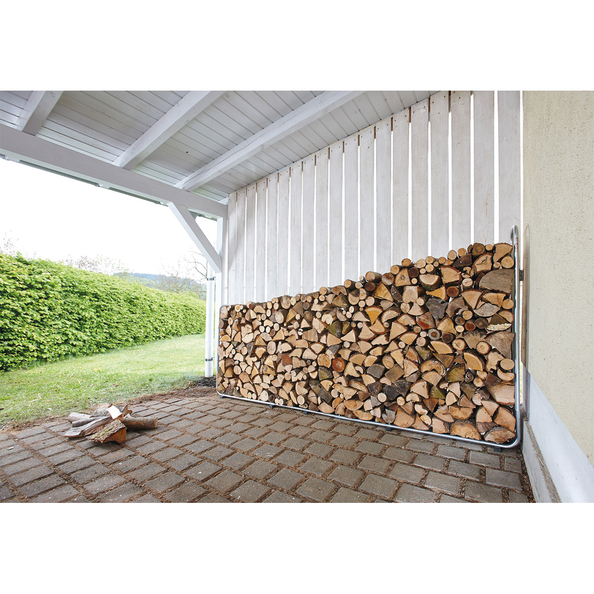 Wolfcraft  Stapelhilfe Modular XXL für Brennholz Bild 6