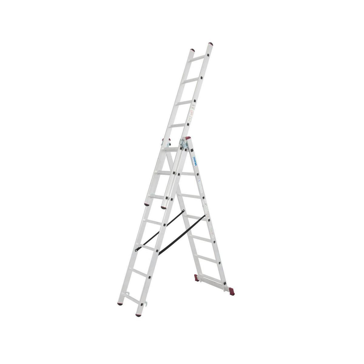 Krause Vielzweck-Leiter 3 x 7 Sprossen Bild 1