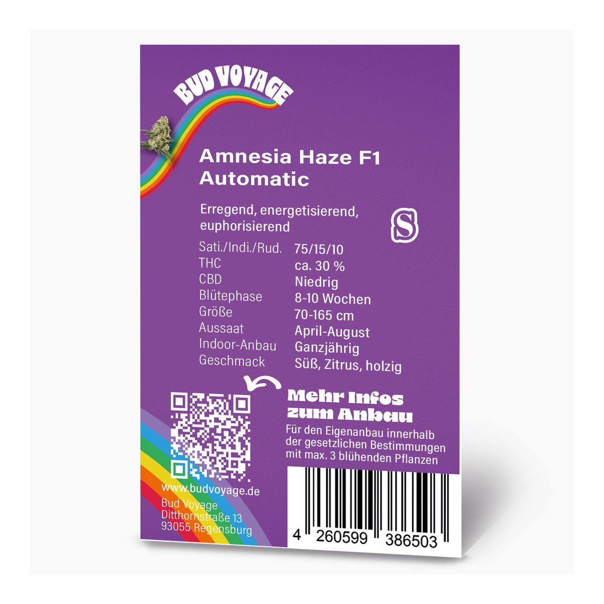 Hanfssamen Amnesia Haze F1 Auto Bild 3