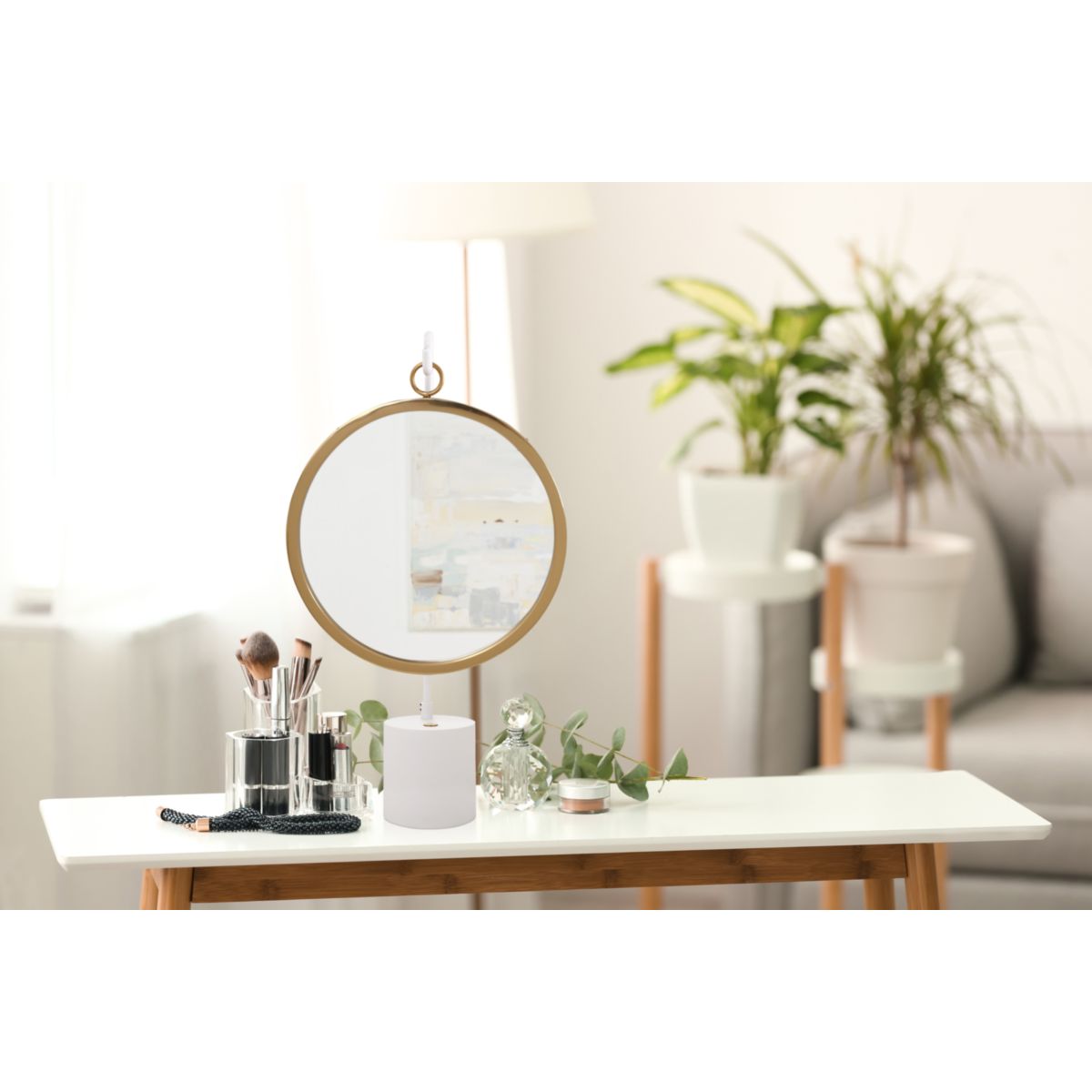 Tischspiegel Eleganca 325 weiss gold Bild 4