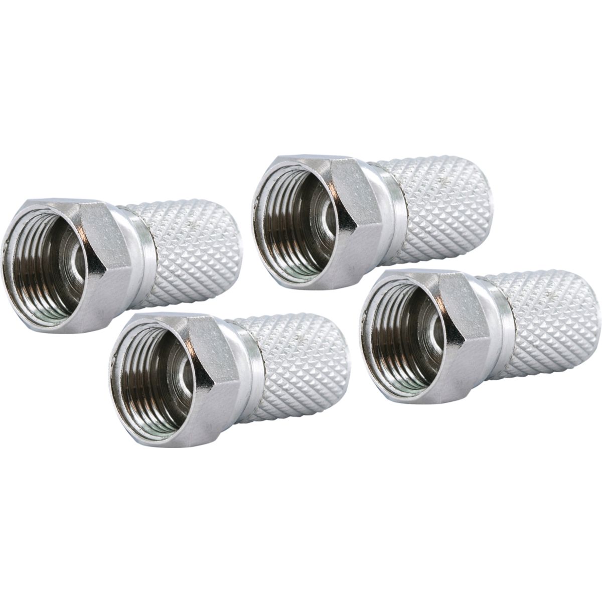 Schwaiger F-Stecker 7 mm 4 Stück