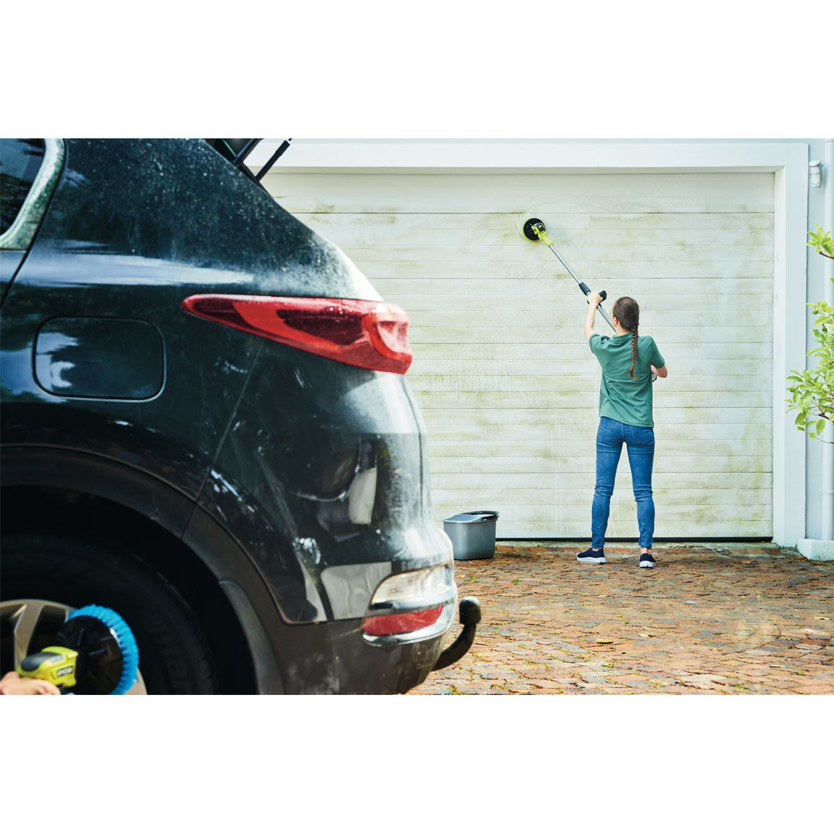 Ryobi  18V Akku-Reinigungsbuerste R18TPS-0 teleskopierbar solo Bild 4