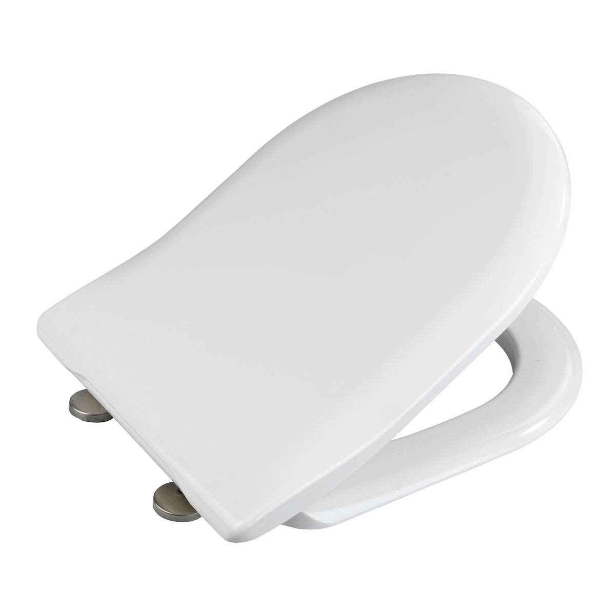 Wenko WC-Sitz Exclusive Nr 5 Weiß mit Absenkautomatik 37 x 46 cm Bild 3
