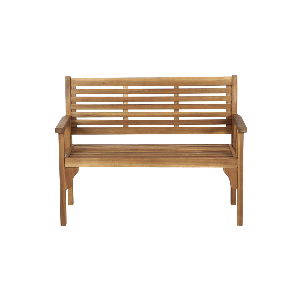 Bank Lovera 2-Sitzer 59,5 x 120 x 90 cm Akazienholz FSC klappbar Bild 2