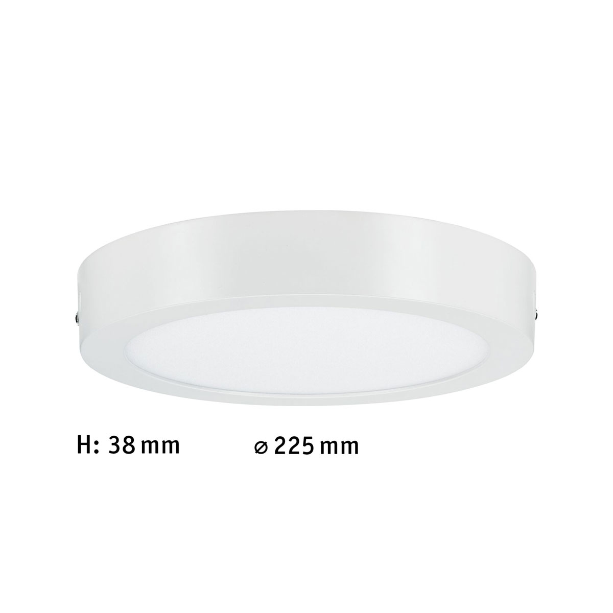Paulmann  WallCeiling Lunar LED-Panel 225mm 15,5W 230V Weiß matt Alu Bild 5