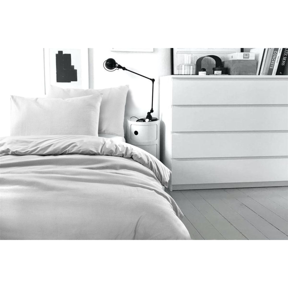 Bettwäsche Carla 125-GB Weiß 140cm x 200cm / 50cm x 75cm Bild 3