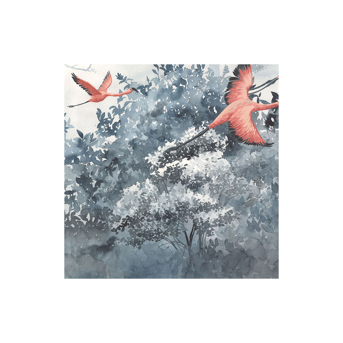 Komar  Vlies Fototapete Flamingos in the Sky 400x280 cm Bild 7