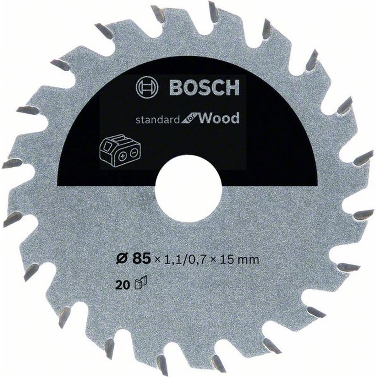 Bosch Kreissägeblatt Holz 85 mm 20 Zähne Bild 2