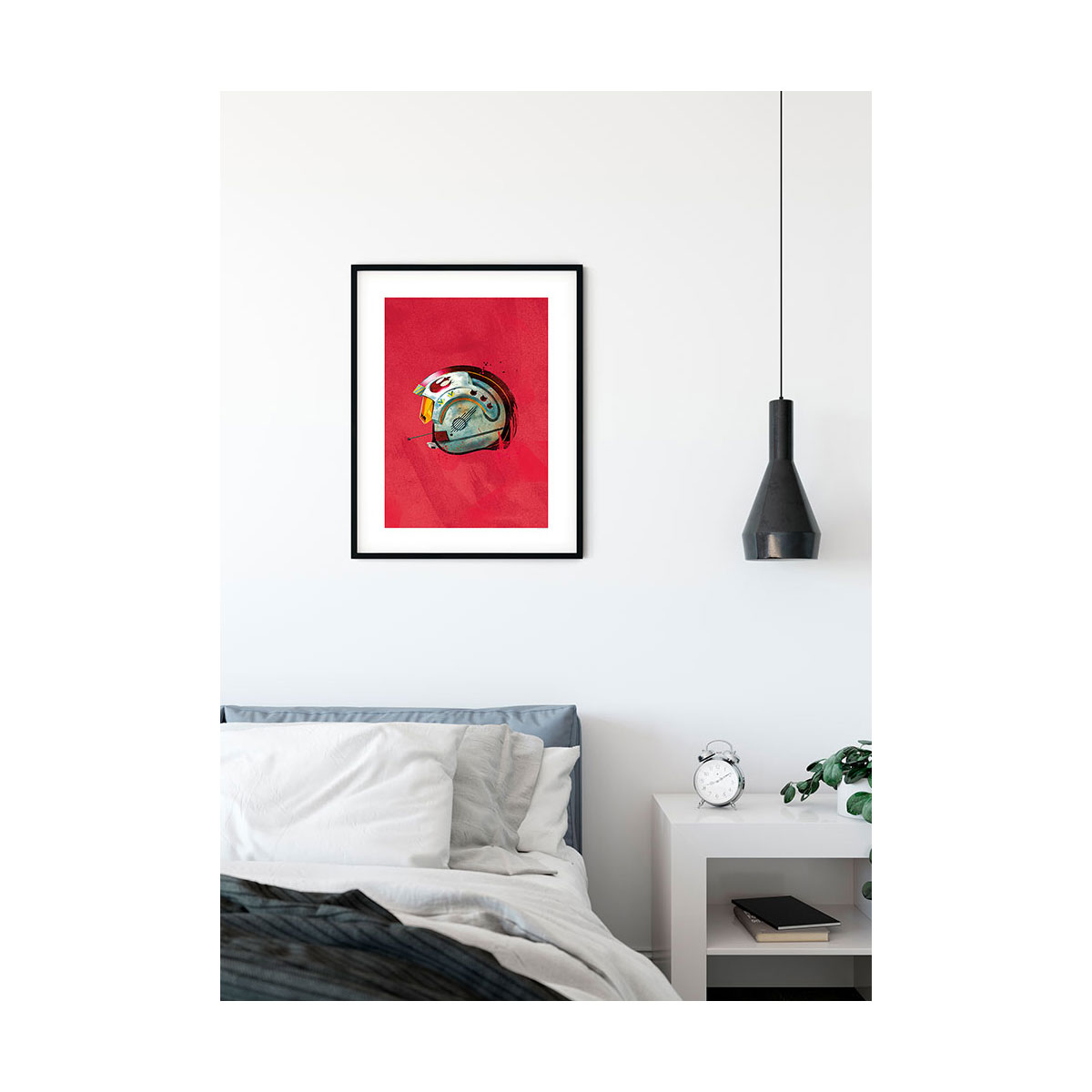 Komar  Wandbild Star Wars Classic Helmets Rebel Pilot 40x50 cm Bild 5