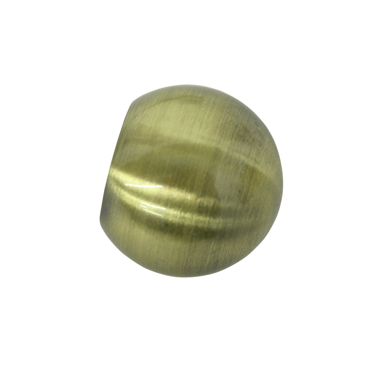 Gardinia Endstück Kugel für Memphis Durchmesser 16 mm messing-antik