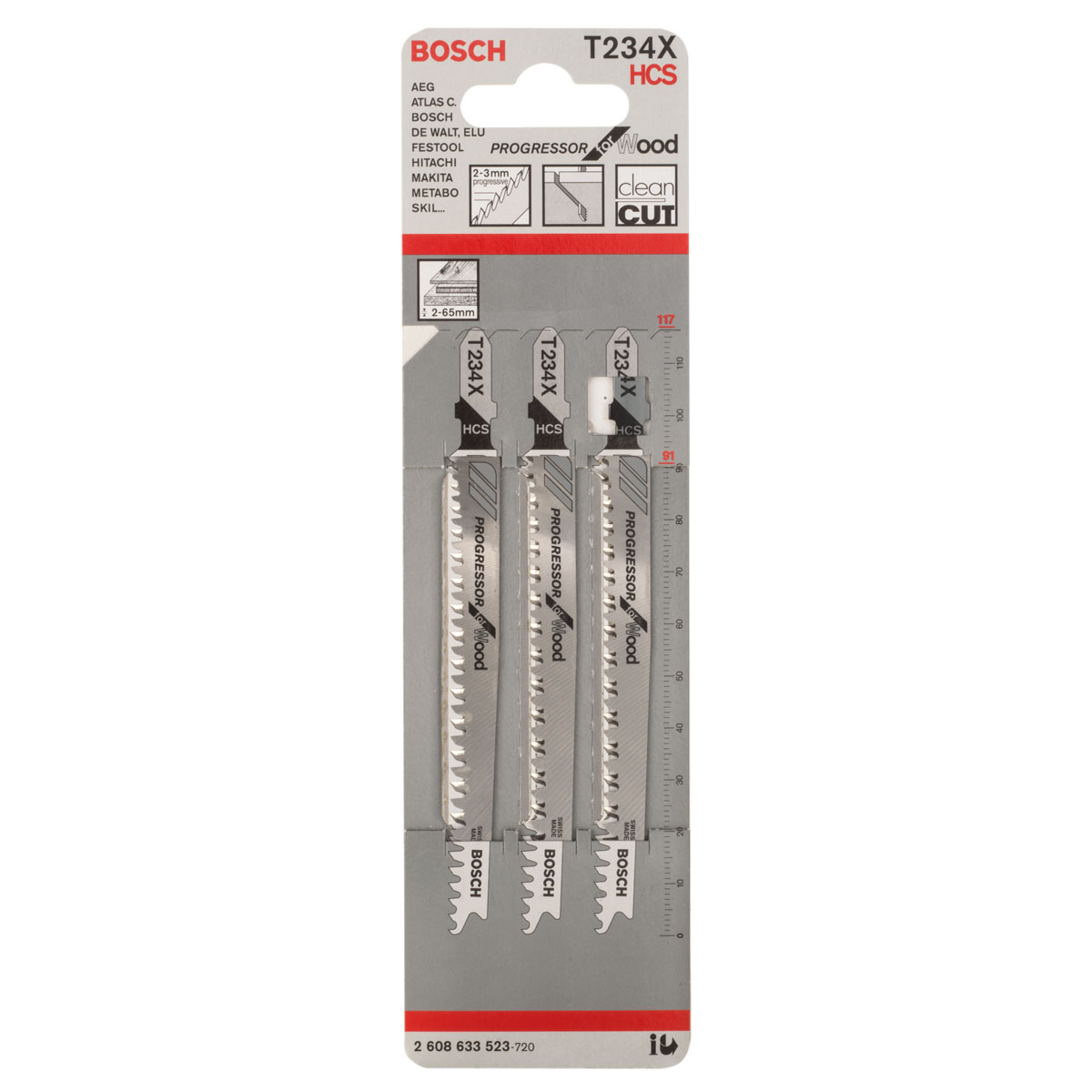 Bosch Professional  Stichsägeblatt T 234 X Progressor for Wood Bild 2