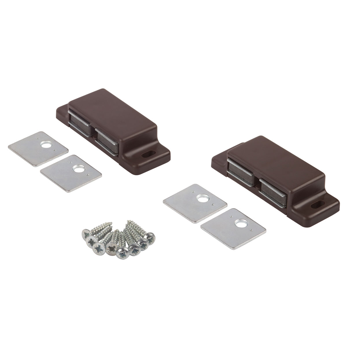Suki Magnetschnäpper für Doppeltüren braun 2 Stück Bild 3
