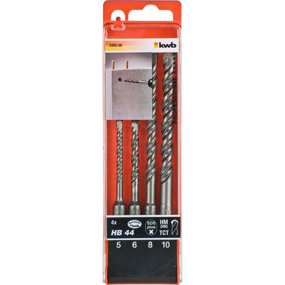 kwb  Hammerbohrer-Set HB4 SDS Plus 4 teilig Bild 2