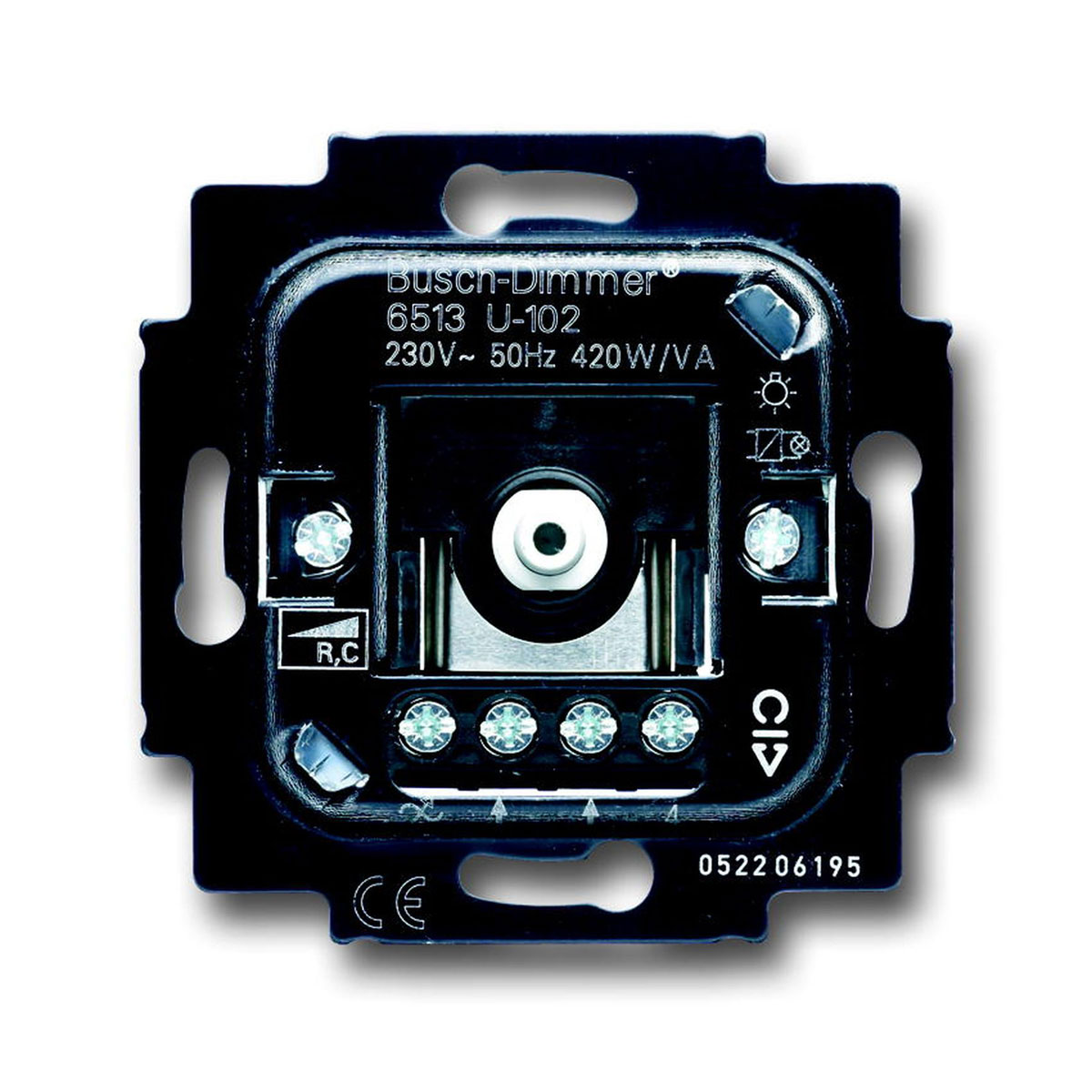 Busch-Jaeger Dimmer-Einsatz mit Phasenabschnitt für Trafos bis 420 Watt