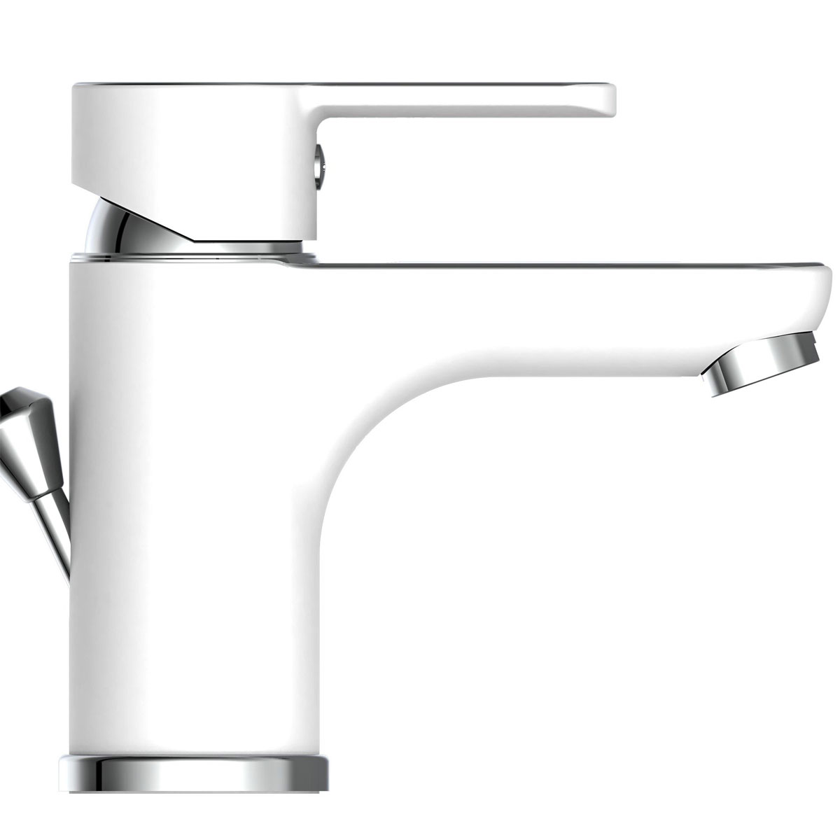 Waschtischarmatur Diziani chrom- weiß Bild 2