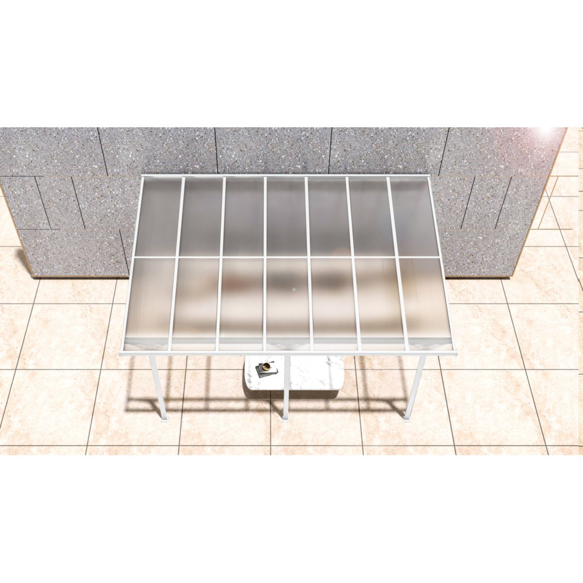 Westmann Terrassenüberdachung Bruce 435 300x435x270 cm Bild 3