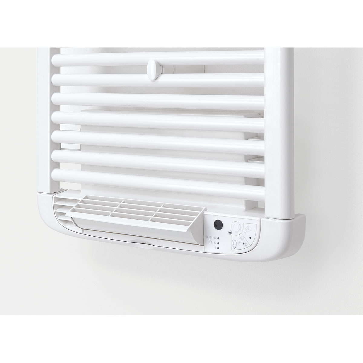 Ximax  Elektrischer Handtuchwärmer Bianca-Dry 1196 x 500 mm 500+1000 Watt inkl Konvektor Weiß Bild 2