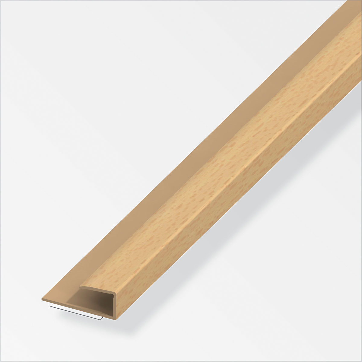 Alfer Einfass Profil7 mm 2m PVC PVC selbstklebend buche Bild 1