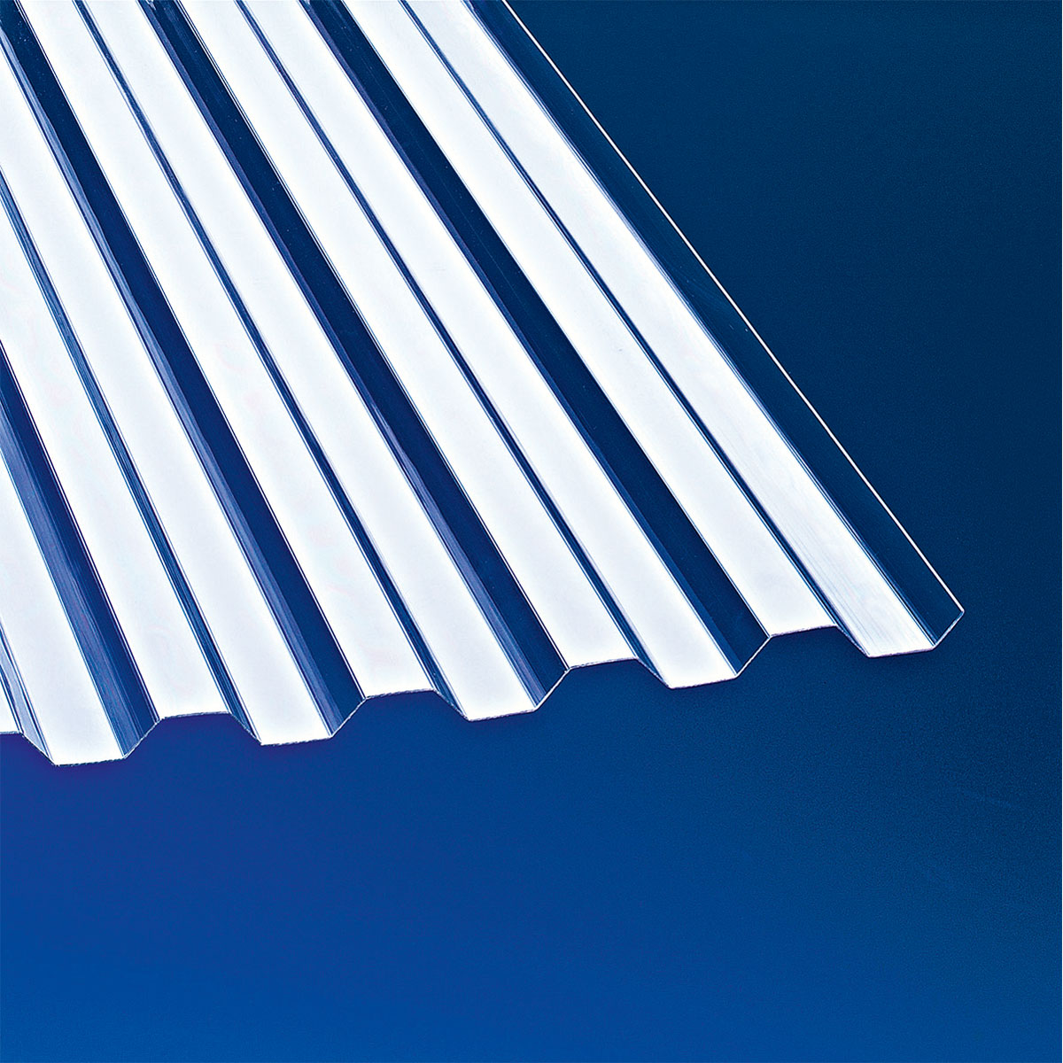 PVC Wellplatte Trapez klar 200 x 90 cm Bild 3