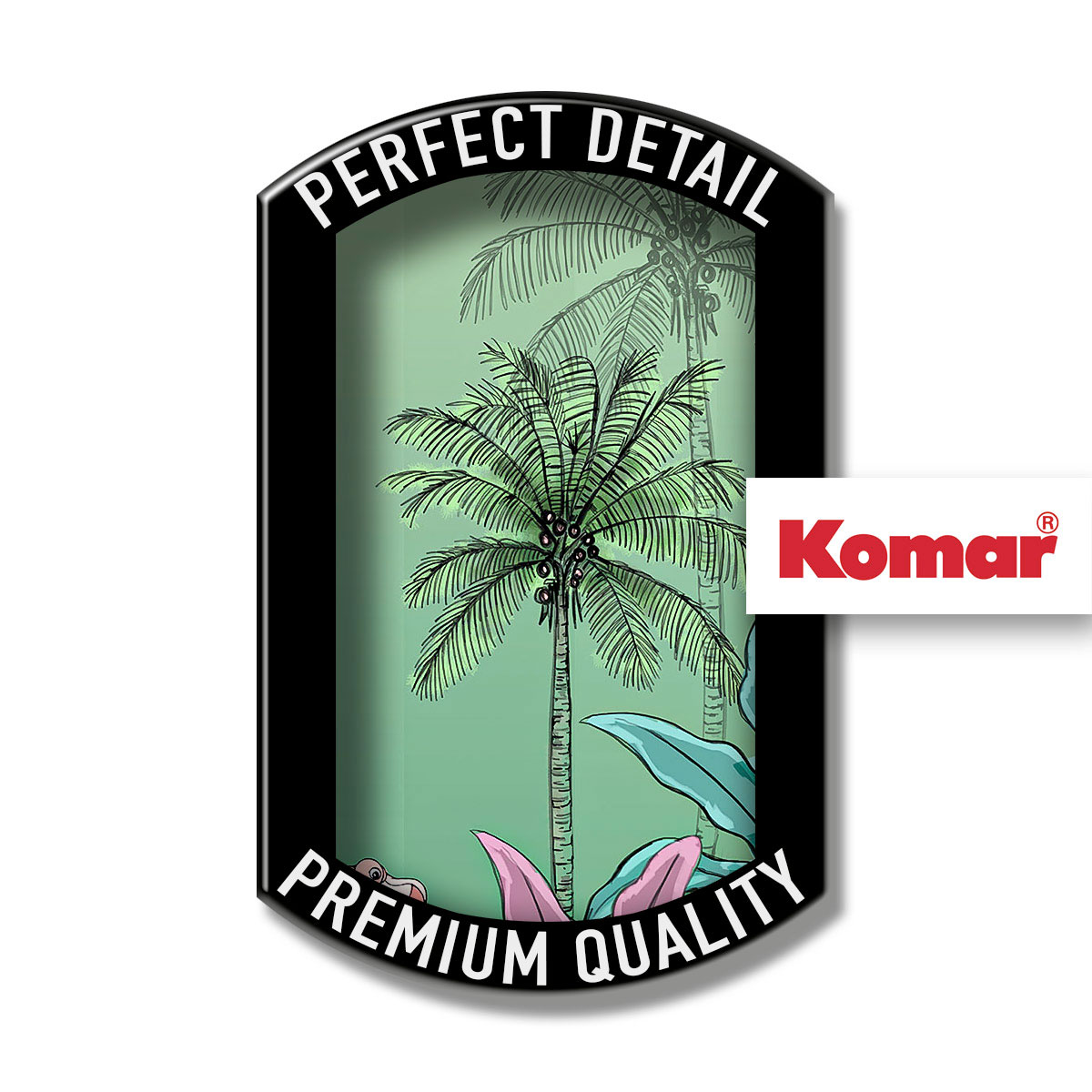 Komar  Vlies Fototapete Jungle Flamingo 100x280 cm Bild 4